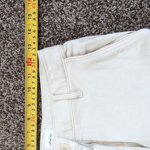 Aritzia Wilfred Free Modern Cargo Pants High Waist Twill Cream Size 2 - Picture 7 of 16
